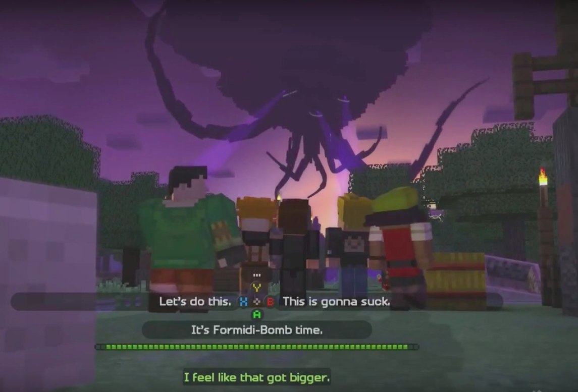 Wither storm minecraft story mode rebooted ellies chat club wikia