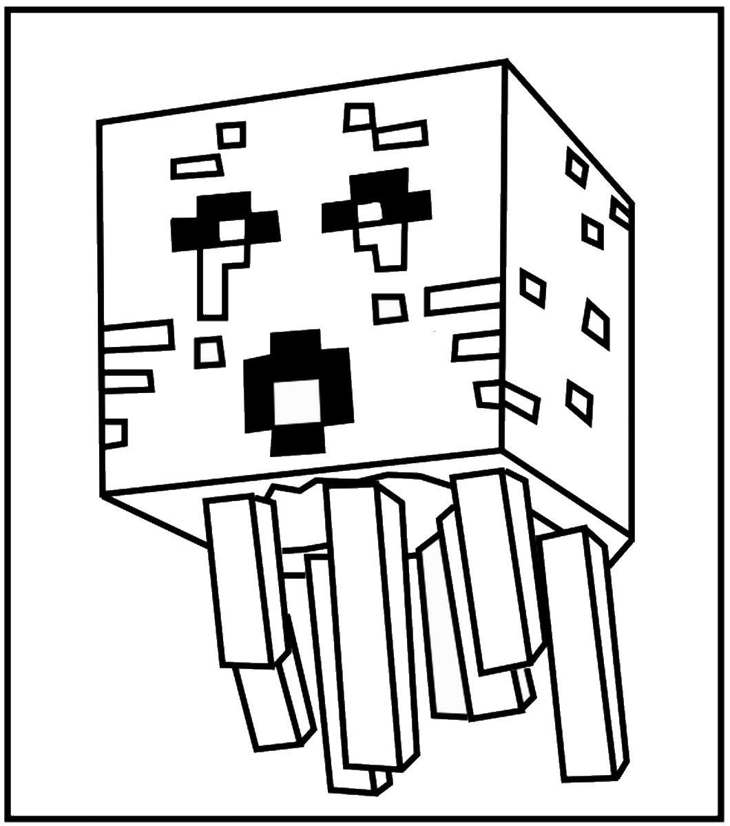 Minecraft coloring pages â birthday printable