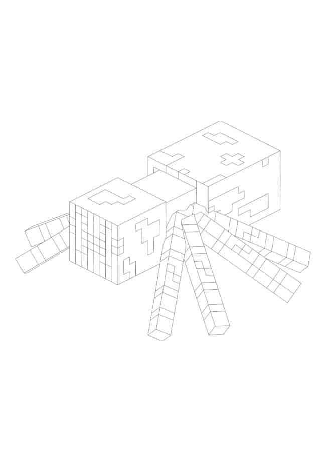 Minecraft coloring pages