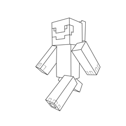 Wither storm minecraft coloring page for kids