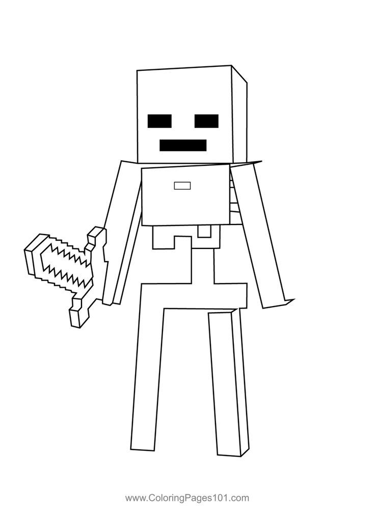 Wither skeleton minecraft coloring page minecraft coloring pages coloring pages minecraft printables