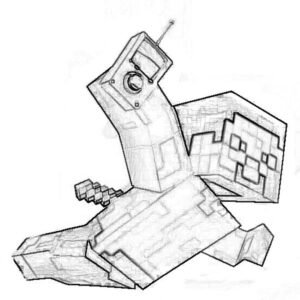 Minecraft coloring pages printable for free download