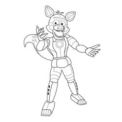 Fnaf coloring pages for kids