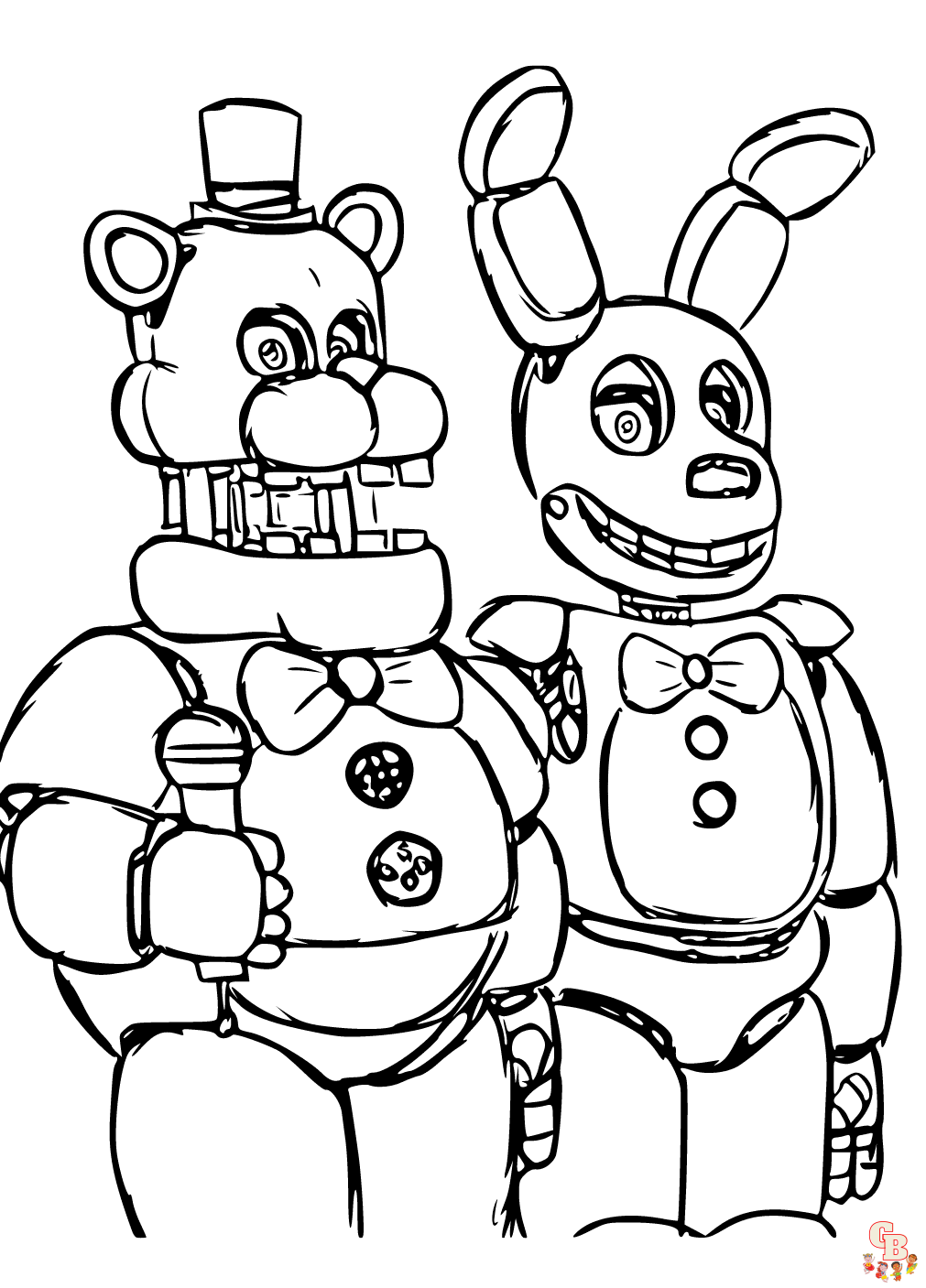 Printable freddy coloring pages free for kids and adults