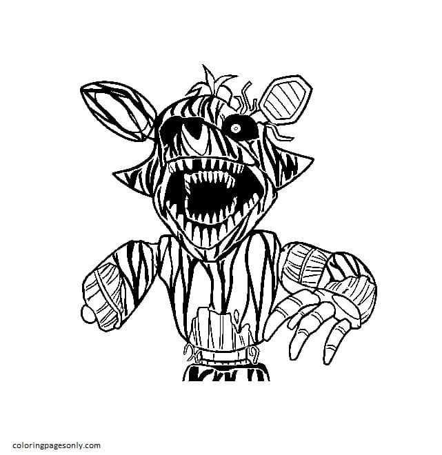 Five nights at freddys coloring pages printable for free download