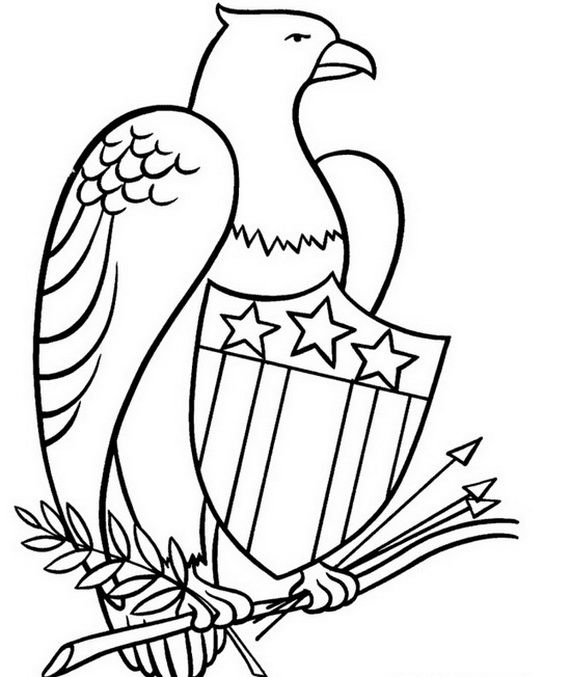 Independence day coloring pages