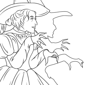 Wizard of oz coloring pages printable for free download