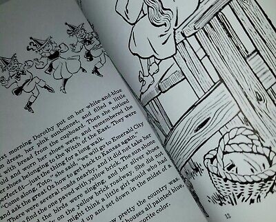 The wonderful wizard of oz coloring book by baum l frank