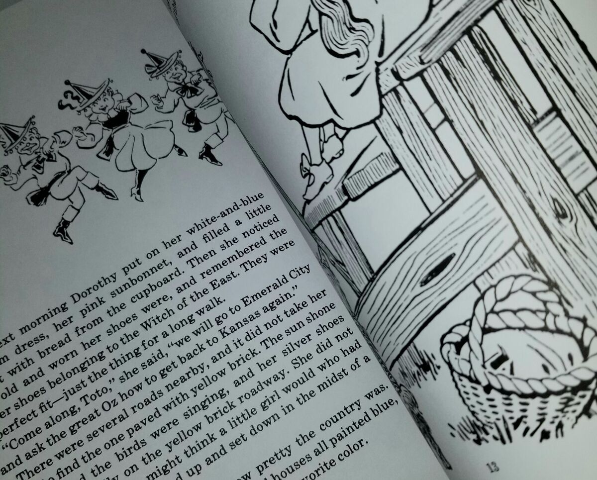 The wonderful wizard of oz coloring book by baum l frank