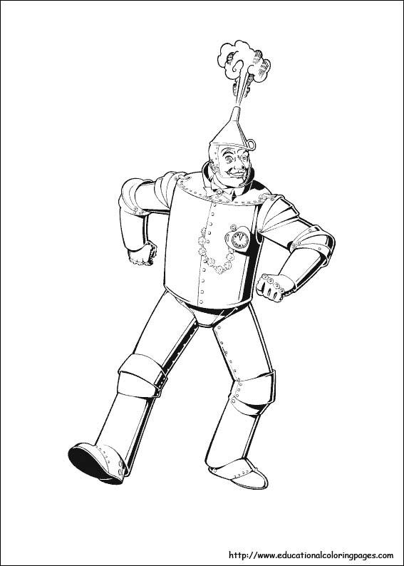 Wizard of oz coloring pages free for kids