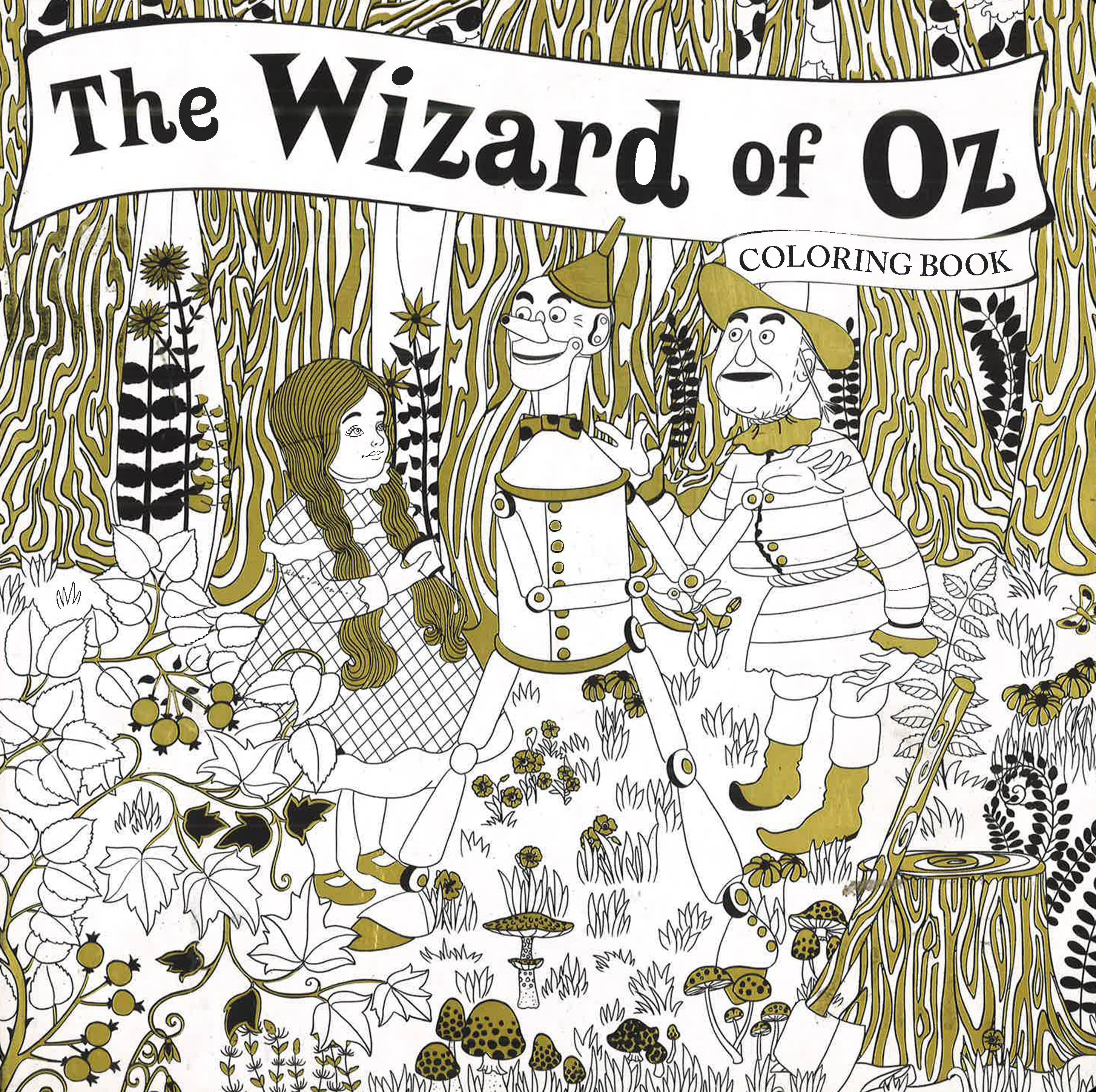 The wizard of oz coloring book â