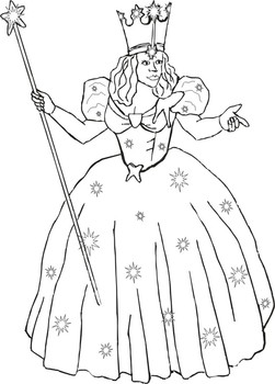 Wizard of oz coloring sheet