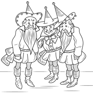 Wizard of oz coloring pages printable for free download