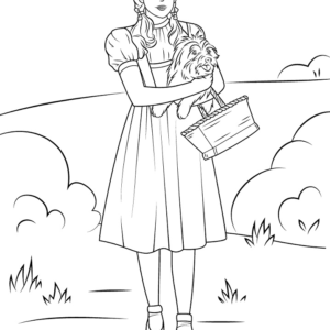 Wizard of oz coloring pages printable for free download