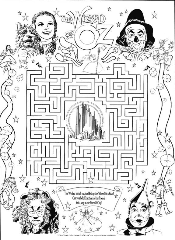 Wizard of oz coloring pages printable sketch coloring page wizard of oz color wizard of oz coloring pages