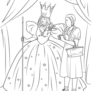 Wizard of oz coloring pages printable for free download