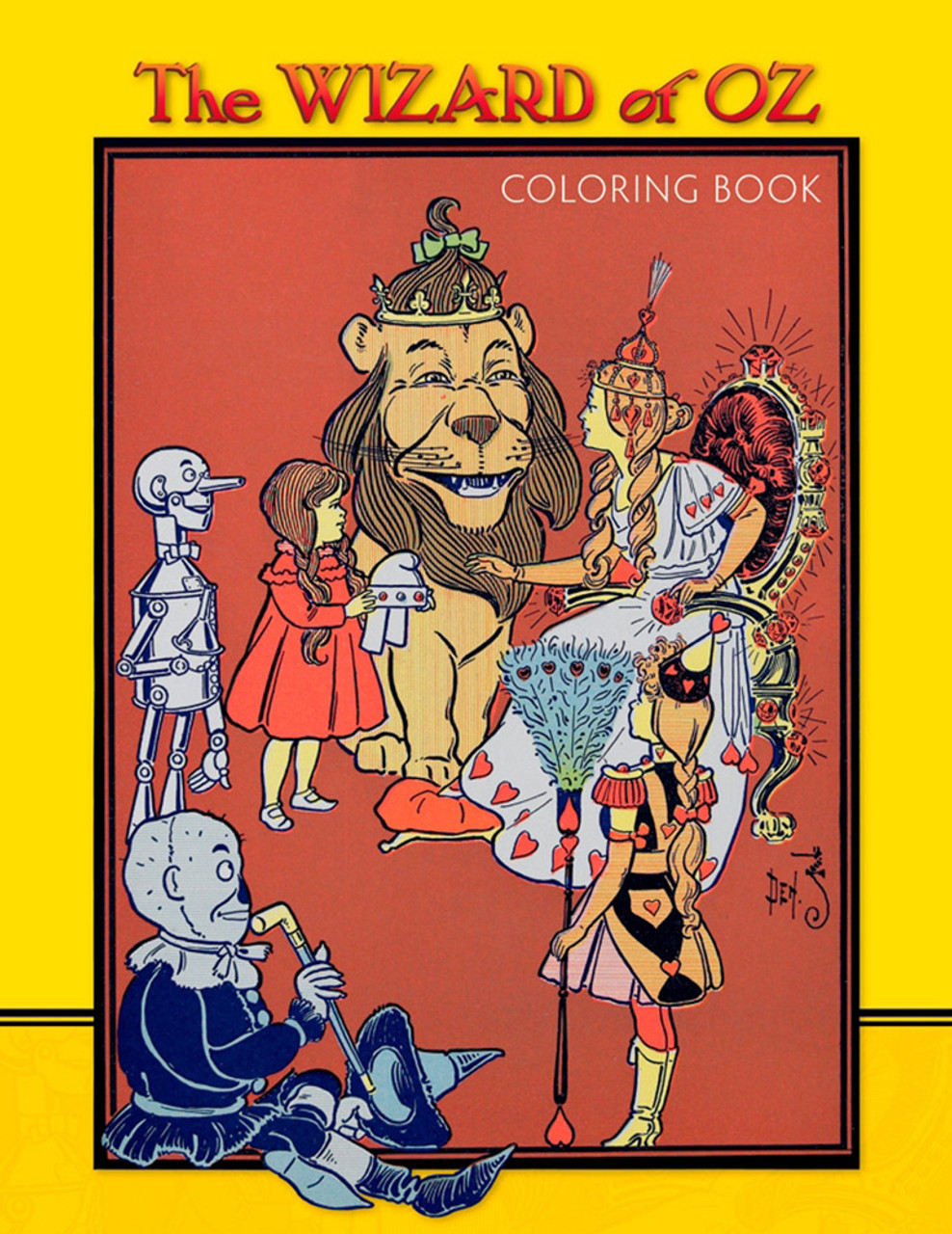 The wizard of oz coloring book