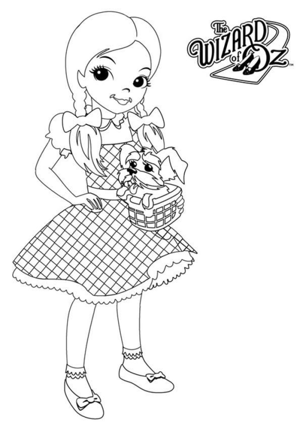 Printable wizard of oz coloring pages pdf