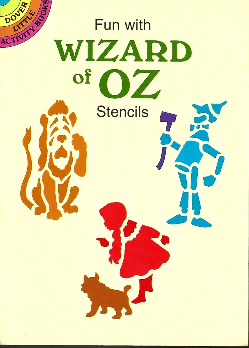 Dover little activity books fun with wizard of oz stencils paul e kennedy