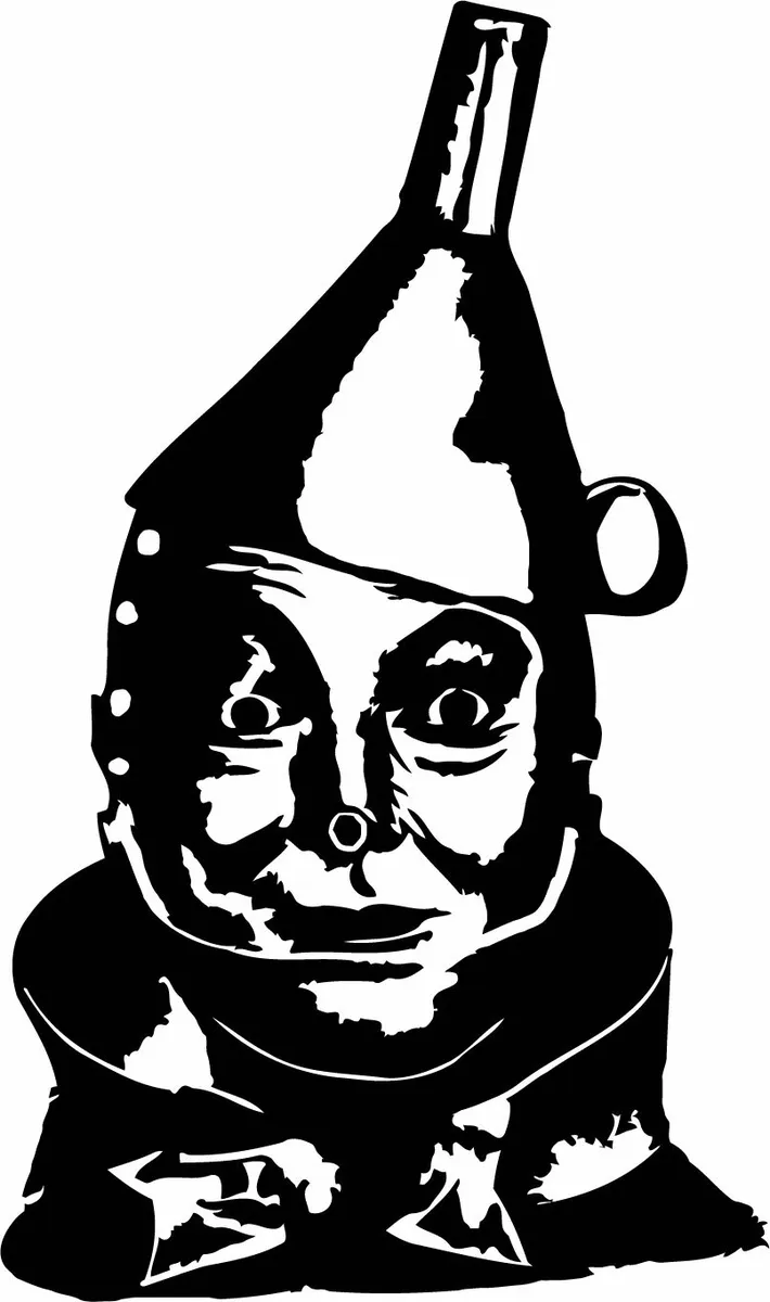 Tin man wizard of oz vinyl decal sticker dorothy toto tinman lion scarecrow