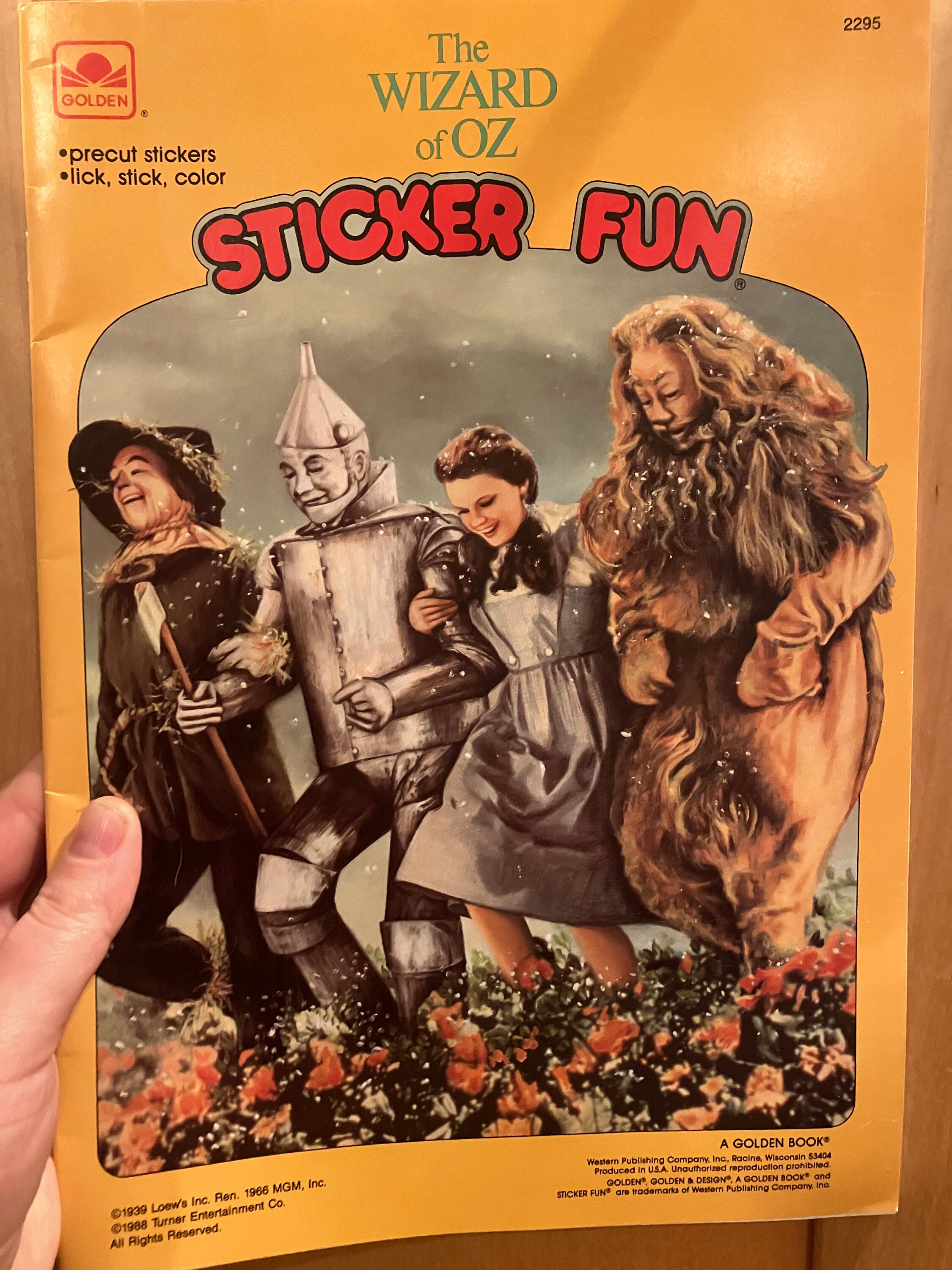 Vintage wizard of oz stickers