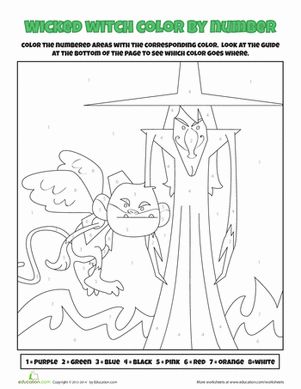 Wizard of oz coloring pages and worksheets education wizard of oz color wizard of oz coloring pages