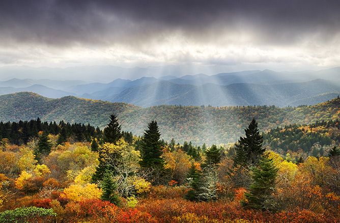 Blue ridge parkway photography