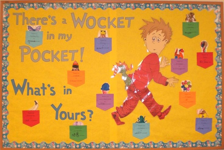 Theres a wocket in my pocket coloring page theres a wocket in my pocket bulletin board kids color â dr seuss author classroom decor themes dr seuss week