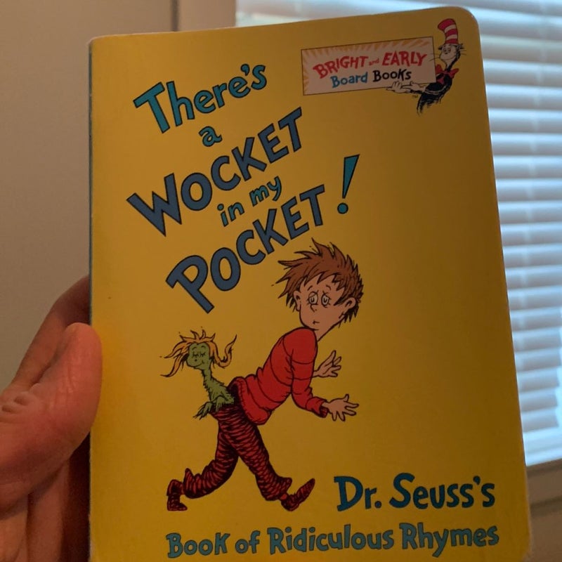 Theres a wocket in my pocket by seuss hardcover