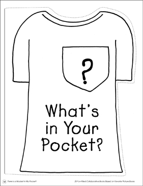 Whats in your pocket collaborative book printable lesson plans and ideas