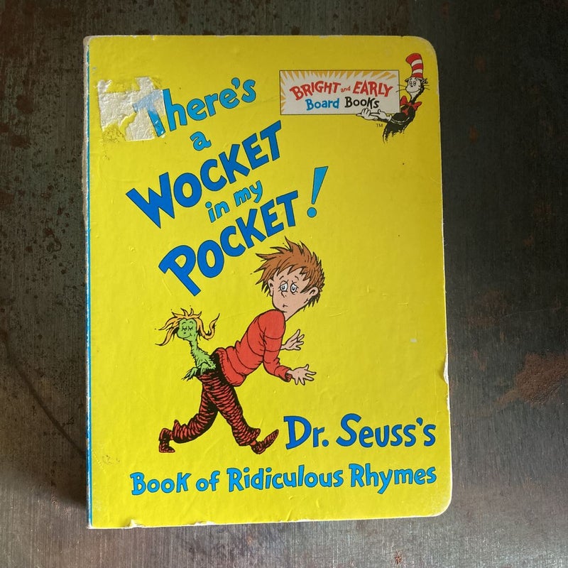 Theres a wocket in my pocket by seuss hardcover