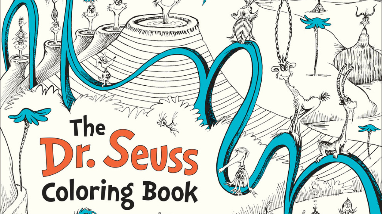 Relive your childhood with this dr seuss coloring book