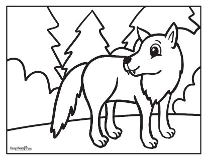 Wolf coloring pages â printable sheets