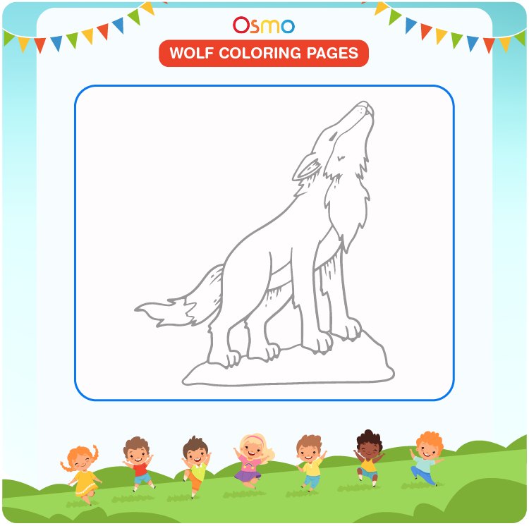 Wolf coloring pages download free printables