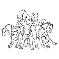 Top free printable wolf coloring pages online