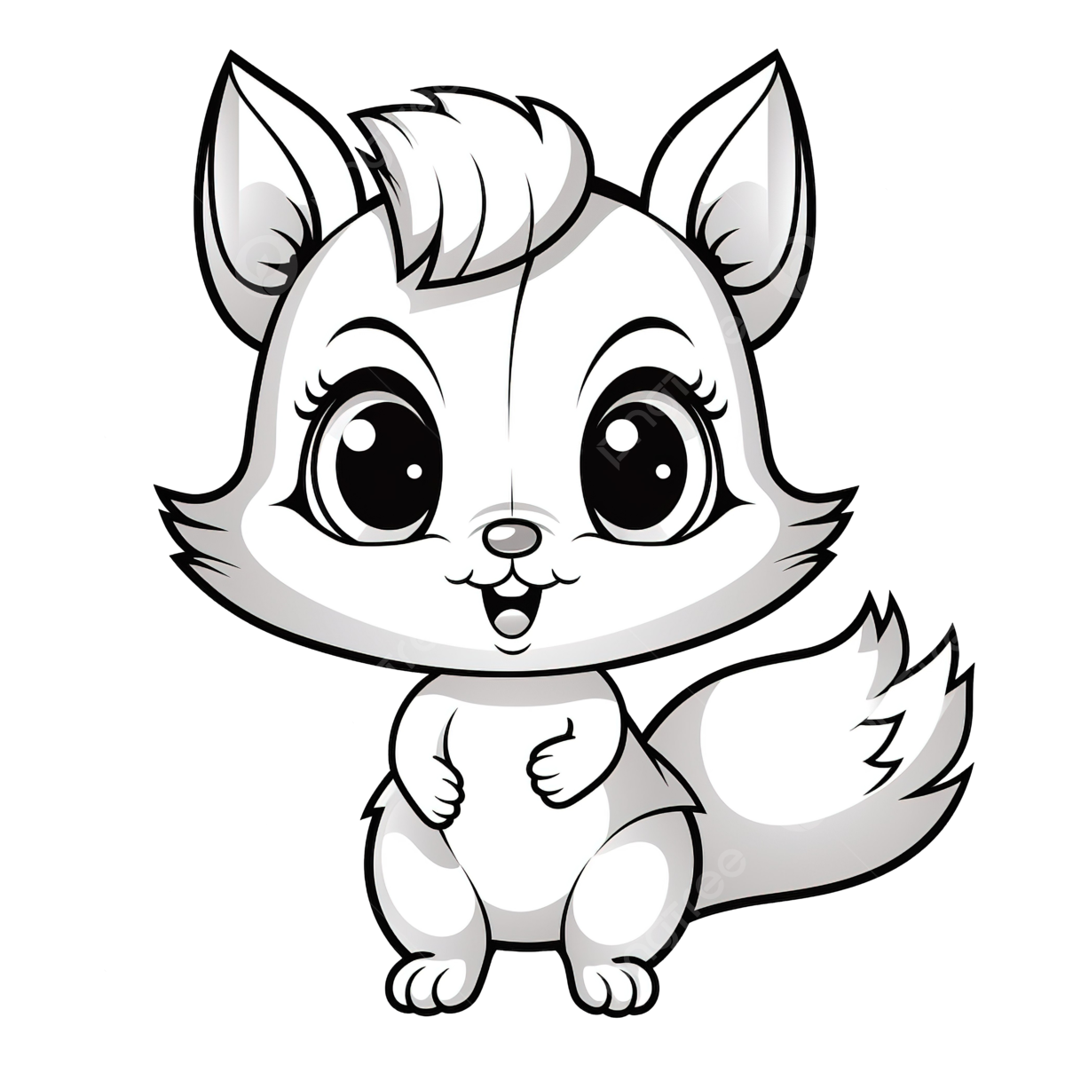 Cartoon squirrel doodle kawaii anime coloring page cute illustration drawing clipart character chibi manga ics car drawing anime drawing cartoon drawing png transparent image and clipart for free download