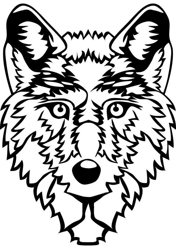 Creative fun for kids wolf coloring pages