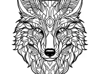 Wolf mandala by arc studio download free stl model