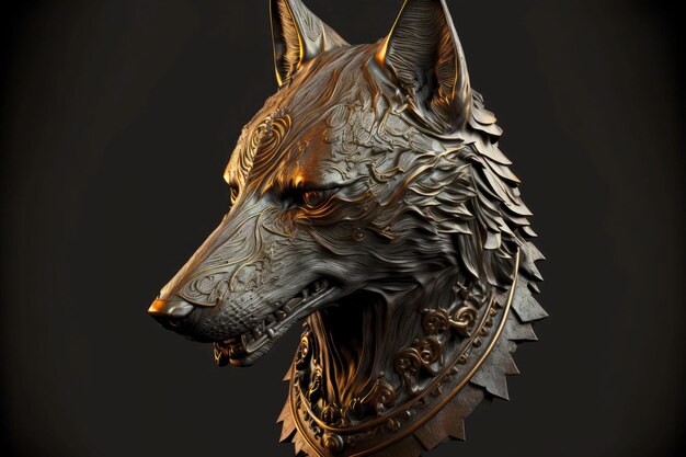 Page concept head wolf pictures