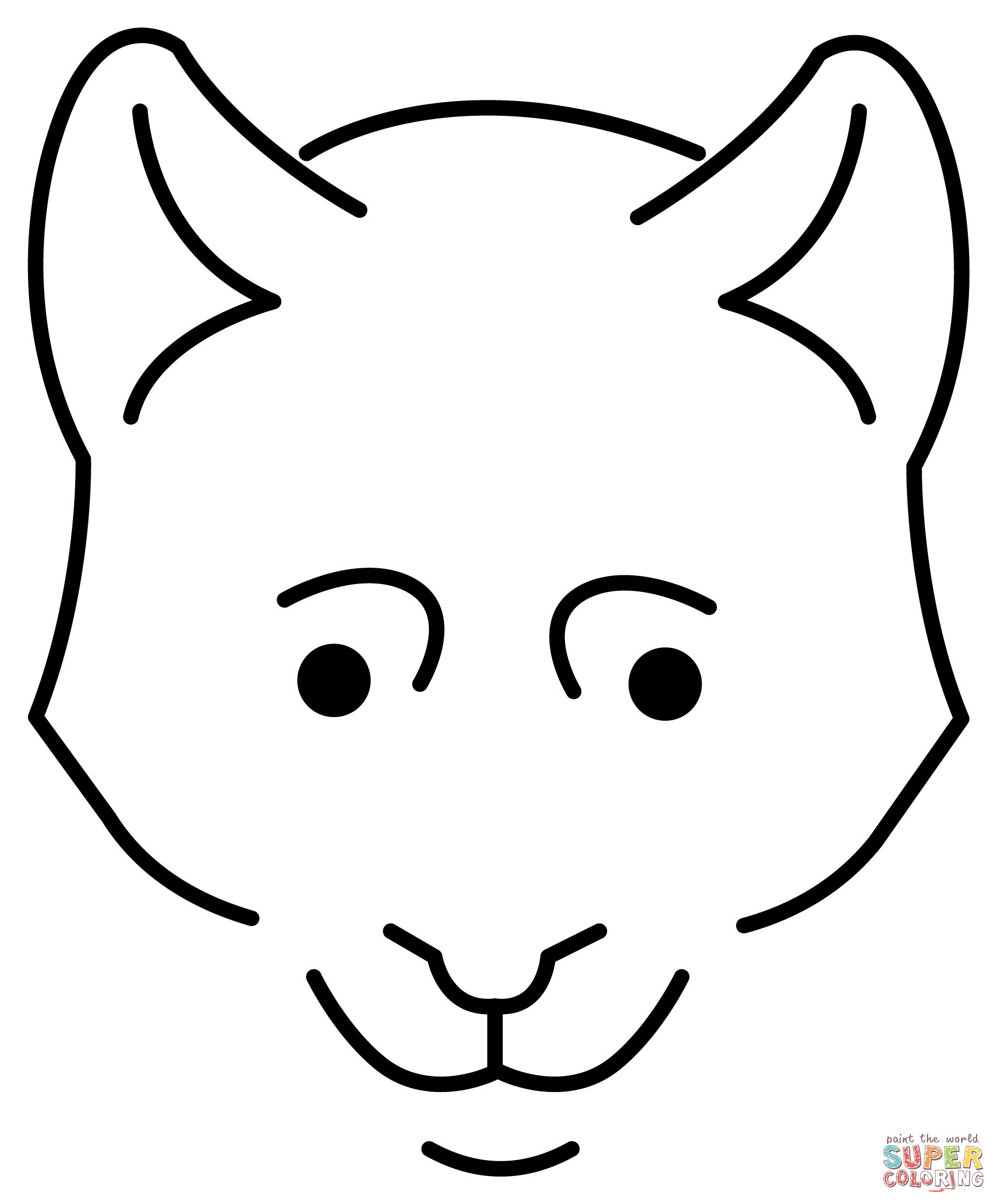 Wolf emoji coloring page free printable coloring pages