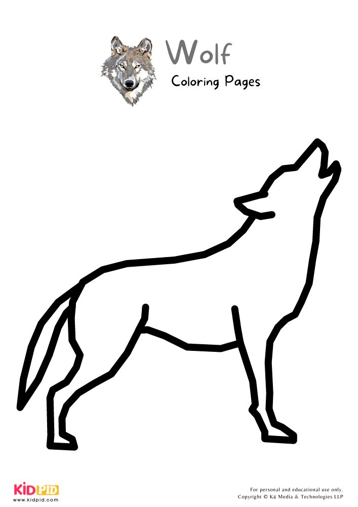 Roaring fun discover free printable wolf coloring pages for kids