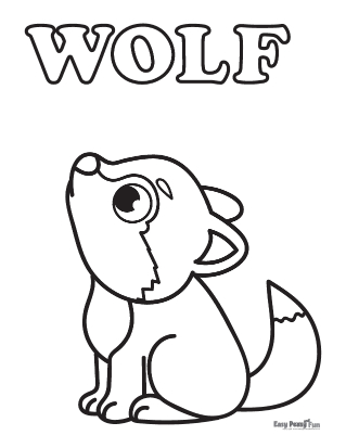 Wolf coloring pages â printable sheets