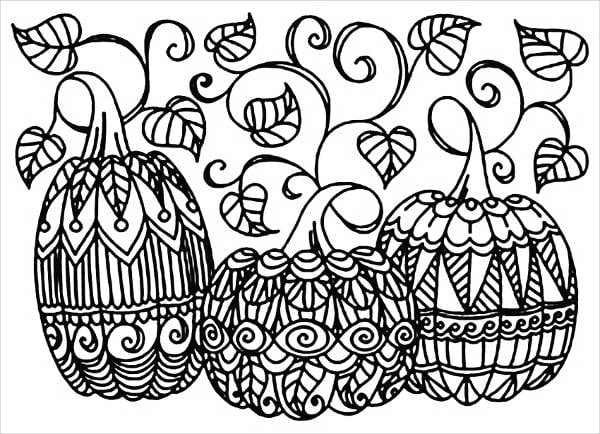 Pumpkin coloring pages