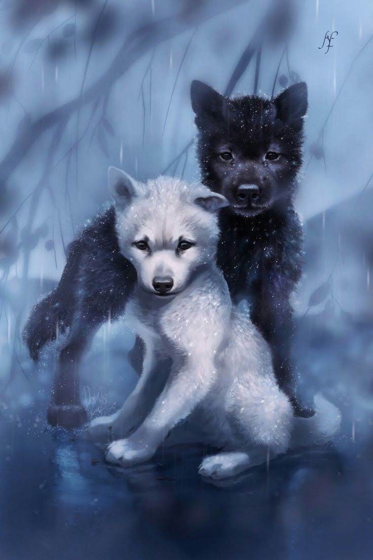 Spirit wolf pups wallpapers