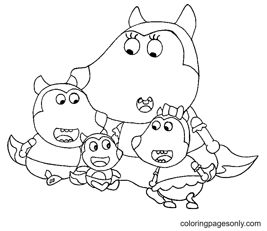 Wolfoo coloring pages printable for free download