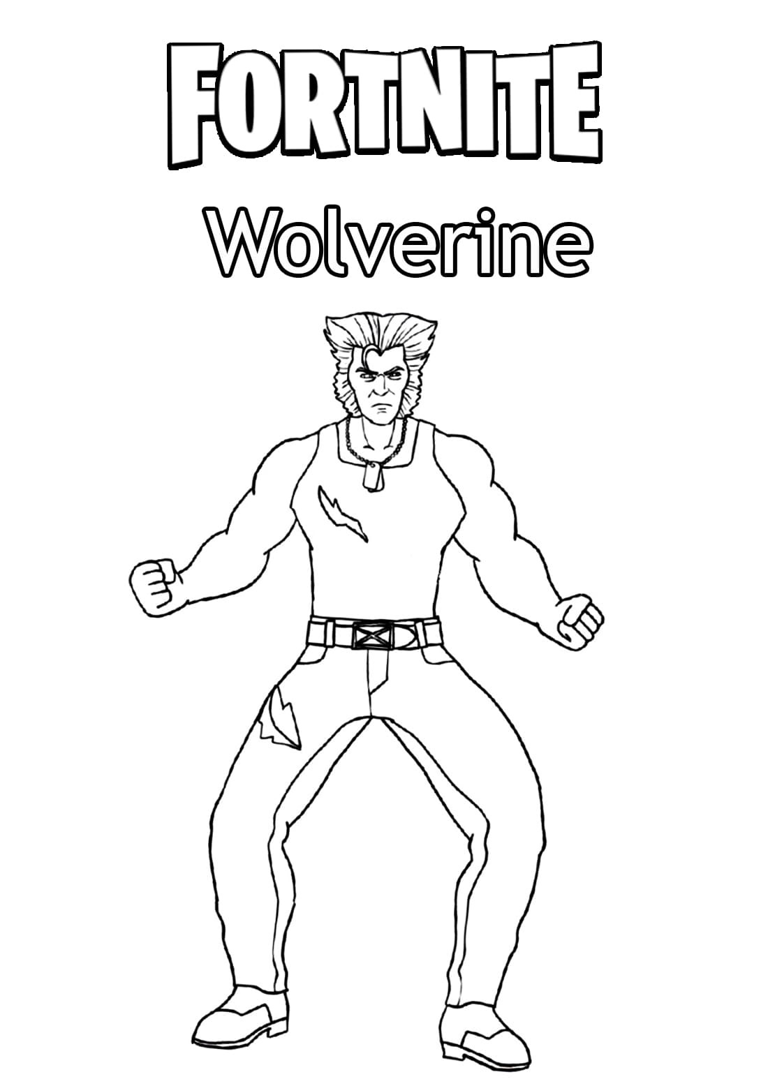 Wolverine coloring pages by coloringpageswk on