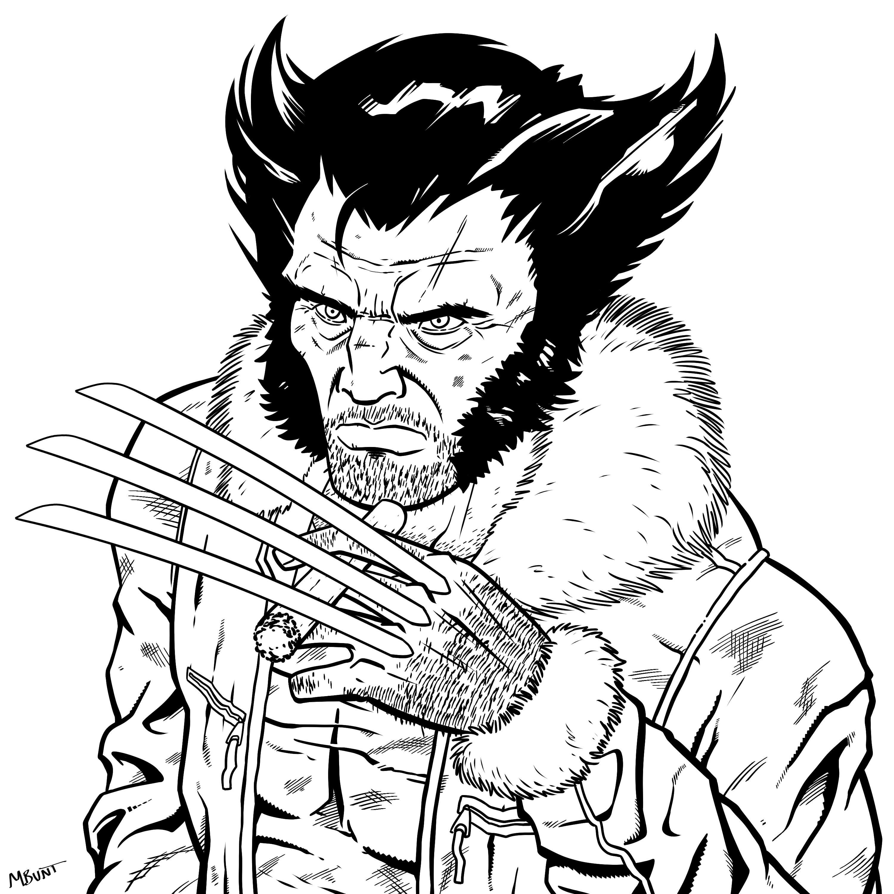 A warm up sketch of wolverine i did before starting work on my own ic the other morning rmarvel