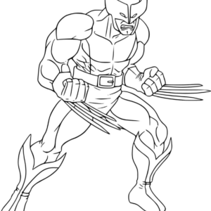 Wolverine coloring pages printable for free download