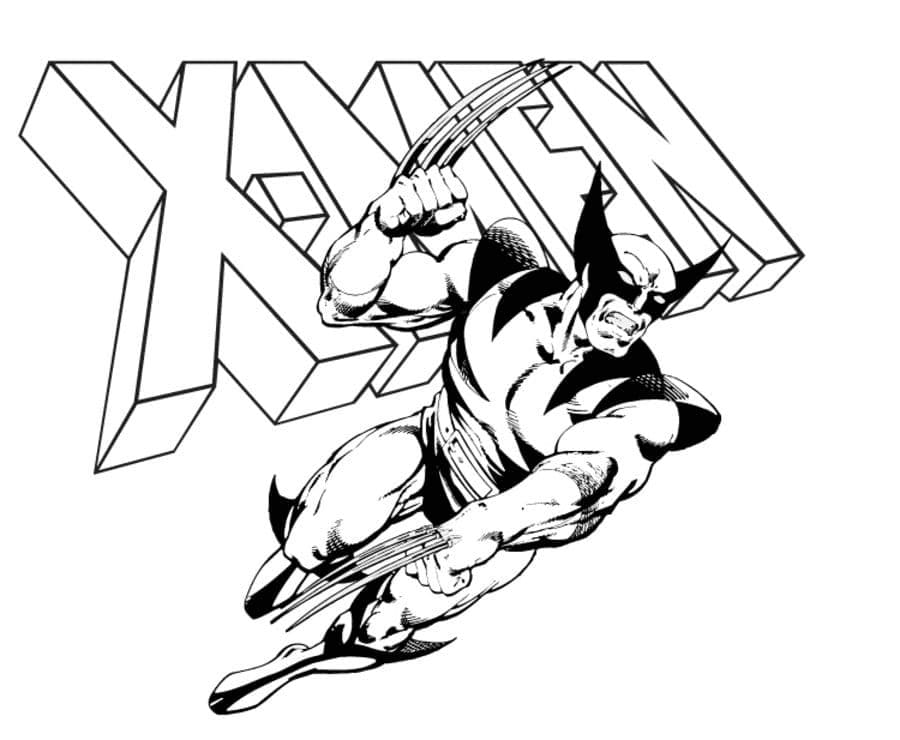 Wolverine coloring pages