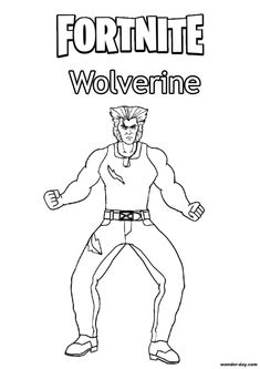 Wolverine coloring pages